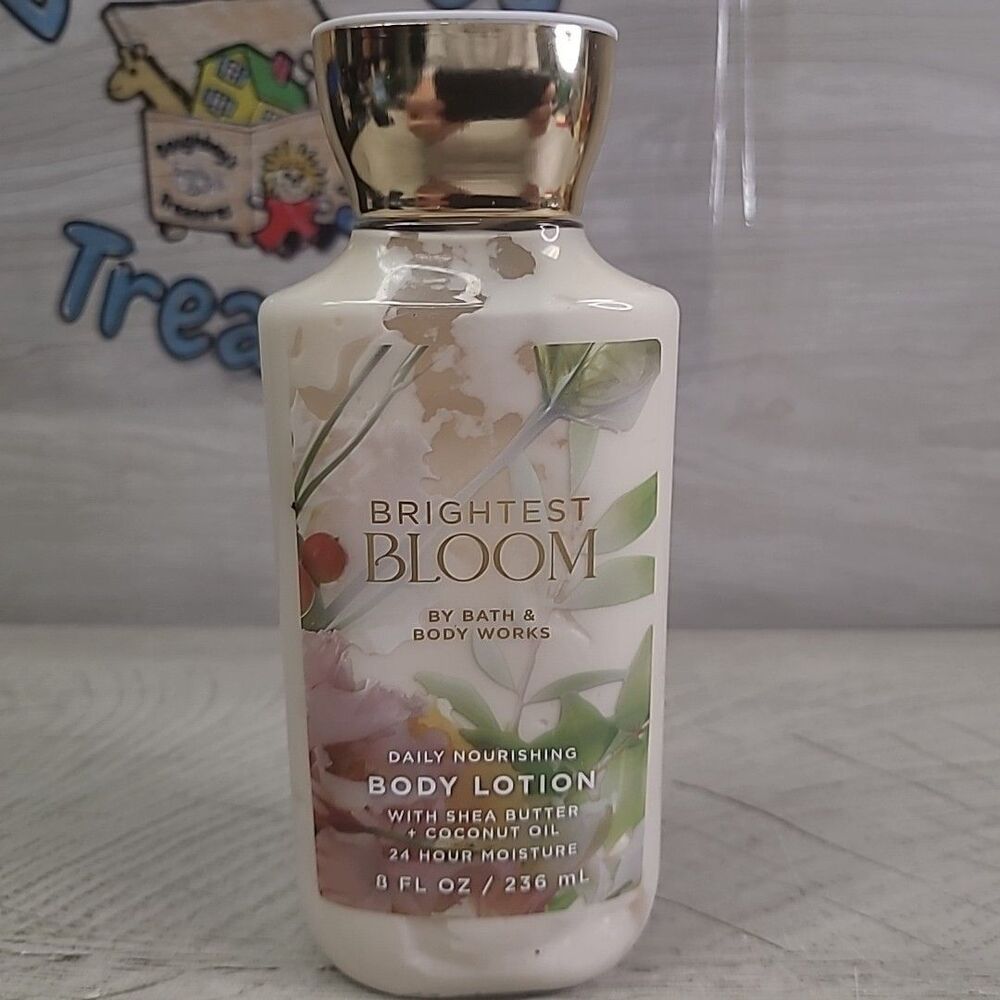 Bath & Body Works Brightest Bloom Body Lotion 8oz With Shea Butter Coconut Oil